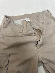 Vintage German Army Faded Sand Ripstop Men's Cargo Pants Size W32 L32