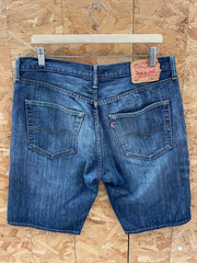 Vintage Levi's 501 Jeans Shorts W36 Men's Denim Blue Wash Jorts