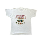 Vintage 90s Single Stitch Myrtle Beach South Carolina Graphic T-Shirt Size L