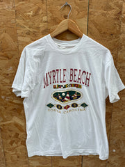 Vintage 90s Single Stitch Myrtle Beach South Carolina Graphic T-Shirt Size L