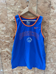 Nike Broncos XL Blue Orange Men's Athletic Tank Top Basketball Shirt