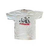 Vintage 90s Hong Kong Panda Single Stitch T-Shirt Size M White