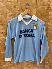 Vintage S.S. Lazio Banca di Roma Long Sleeve Shirt - Light Blue - Size M