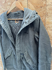 Vintage Carhartt WIP Clash Parker Men's Winter Parka Coat Dark Green Size Small