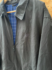 Vintage Y2K Ralph Lauren Chaps Black Jacket Size L Men's Full Zip