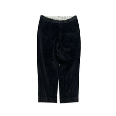 Vintage Charcoal Dark Gray Relaxed Fit Jumbo Corduroy Pants Size 34x31