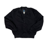 Vintage Neptune Garment Co. Men's Size 48 L Black Bomber Jacket