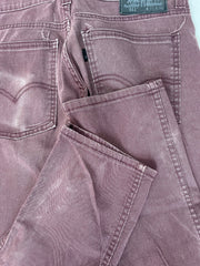 Vintage Levi's 511 Slim Jeans - Men's 31x30 - Maroon