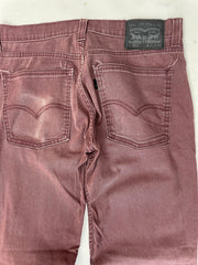 Vintage Levi's 511 Slim Jeans - Men's 31x30 - Maroon