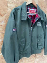 Vintage Lonsdale London Men's Size M Green Jacket Bomber