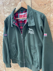 Vintage Lonsdale London Men's Size M Green Jacket Bomber