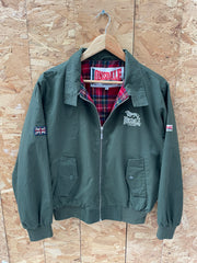 Vintage Lonsdale London Men's Size M Green Jacket Bomber