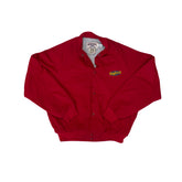 Vintage 90s Westark Seyfert's Red Baseball Bomber Jacket Large