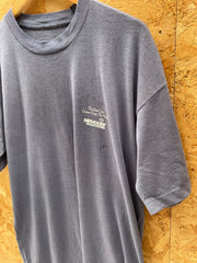 Vintage Thrashed Methodist Church Single Stitch T-Shirt Navy Blue Size XL