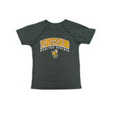 Vintage 90s Manitou Springs Mustangs T-Shirt - Dark Green/Grey - Size L