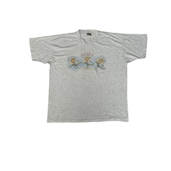 Vintage 90s Daisy Collection XXL Heather Gray Single Stitch T-Shirt
