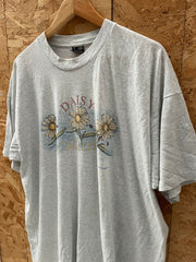 Vintage 90s Daisy Collection XXL Heather Gray Single Stitch T-Shirt