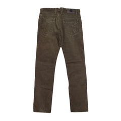 Vintage Y2K Trussardi Jeans Men's Size 34x34 Brown Straight Leg Trousers