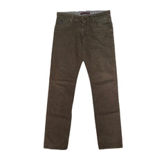 Vintage Y2K Trussardi Jeans Men's Size 34x34 Brown Straight Leg Trousers