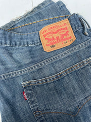 Levi's Strauss & Co. 509 Jeans Men's 34 x 32 Relaxed Fit Blue Denim