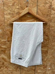 Chaps Mens W34 L32 Beige Casual Flat Front Chino Loose Fit Pants