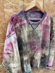 Vintage 90s Jerzees Tie Dye Acid Wash Crewneck Sweatshirt - Size L
