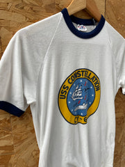 Vintage 60s' USS Constellation Navy Crew Single Stitch T-Shirt - Size S