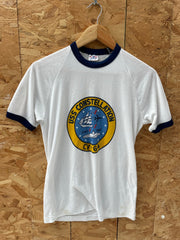 Vintage 60s' USS Constellation Navy Crew Single Stitch T-Shirt - Size S