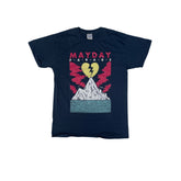 Gildan M Mayday Parade Band T-Shirt Dark Grey Graphic Tee