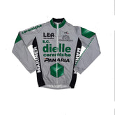 Vintage Dielle Ceramiche Mariner Cycling Jersey Long Sleeve Men's M Grey Green