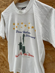 Vintage Single Stitch Penn Hebron Elementary Space Shuttle T-Shirt Size S
