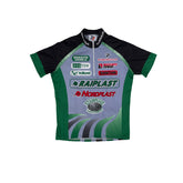 Vintage 3 Face Pinarello Racing Team Cycling Jersey Green Black Size M