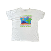 Vintage 90s Single Stitch Desert Cactus T-Shirt Graphic Tee White Size 3XL