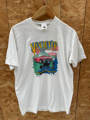 Vintage Single Stitch Vancouver 1994 Graphic T-Shirt Size L White