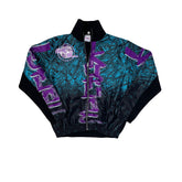 Vintage Kupline Dynamic Collection Cycling Jacket L Retro 90s Abstract Print
