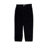 Vintage Y2K black jumbo relaxed corduroy trousers W31 L26 by MNG