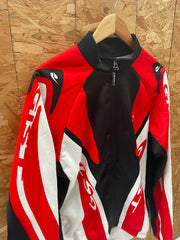 GIST Cycling Jacket Red White Black Full Zip Long Sleeve Men's Size XL