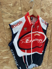 Pissei Specialized Team Esposito Milano Cycling Vest Red White Black S
