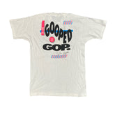 Vintage 90s Gooped up on Gop quirky funny single stitch white t-shirt size large
