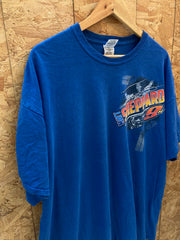 Vintage Y2K Matt Sheppard NASCAR racing blue double size print t-shirt size XXL