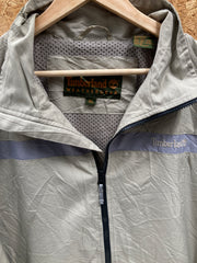 Vintage Y2K Timberland light beige waterproof lightweight windbreaker jacket XL