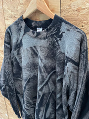 Vintage Fruit of the Loom Tie-Dye Raglan Sweatshirt XL