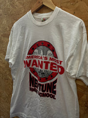 Vintage 97 Neptune high school leavers souvenir single stitch t-shirt size large