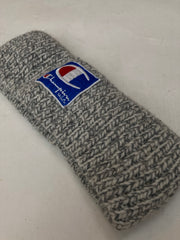 Vintage 90s Champion USA grey knitted winter headband ear warmer ski wear hat