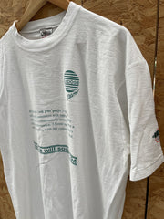 Vintage Single Stitch T-Shirt XL White "Service will soar in '94" Graphic Tee