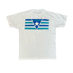 Vintage 80s converse USA single stitch white tennis t-shirt size medium