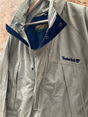 Vintage Y2K beige technical rain coat jacket size XL by Timberland