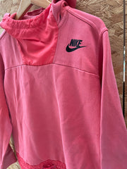 Vintage faded Nike Red Pullover Hoodie Sweatshirt Size G (L) Women's
