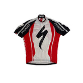 Specialized Cycling Jersey Men's XL Red White Black Short Sleeve Bike Sportswear