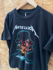 Vintage Metallica hardwired to self destruct thrashed band t-shirt size medium